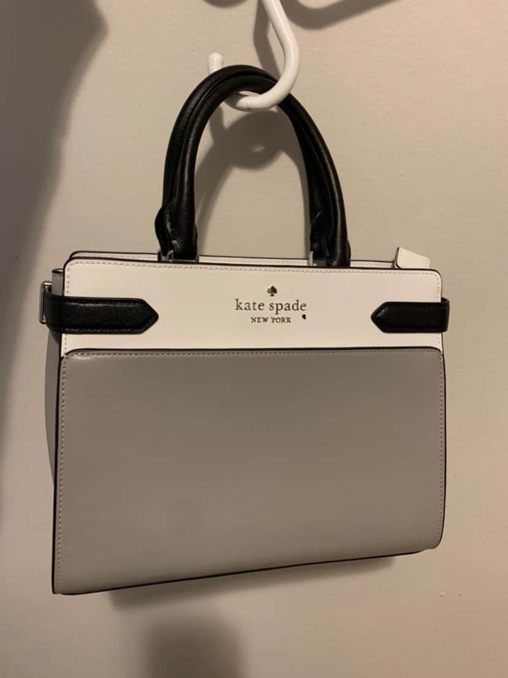 Brand New Kate Spade Grey/White/Black Handbag